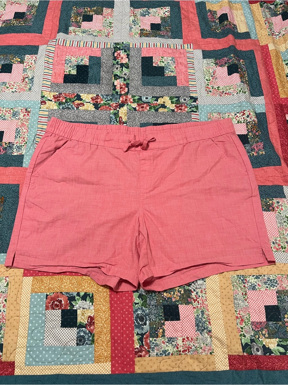 Magellan Women's Pink Drawstring Casual Shorts